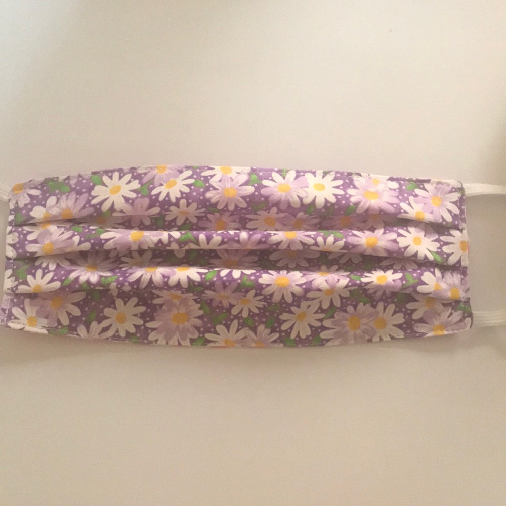 2 (TWO) Face Masks DAISIES Reversible - Picture 7 of 10